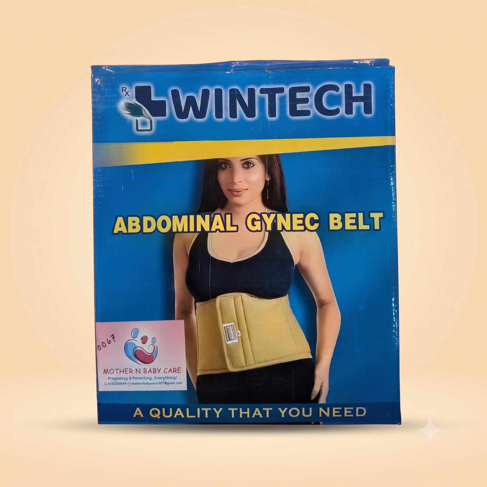 Wintech Abdominal Gynec Belt for Postpartum & Maternity Care - Beige Support Binder