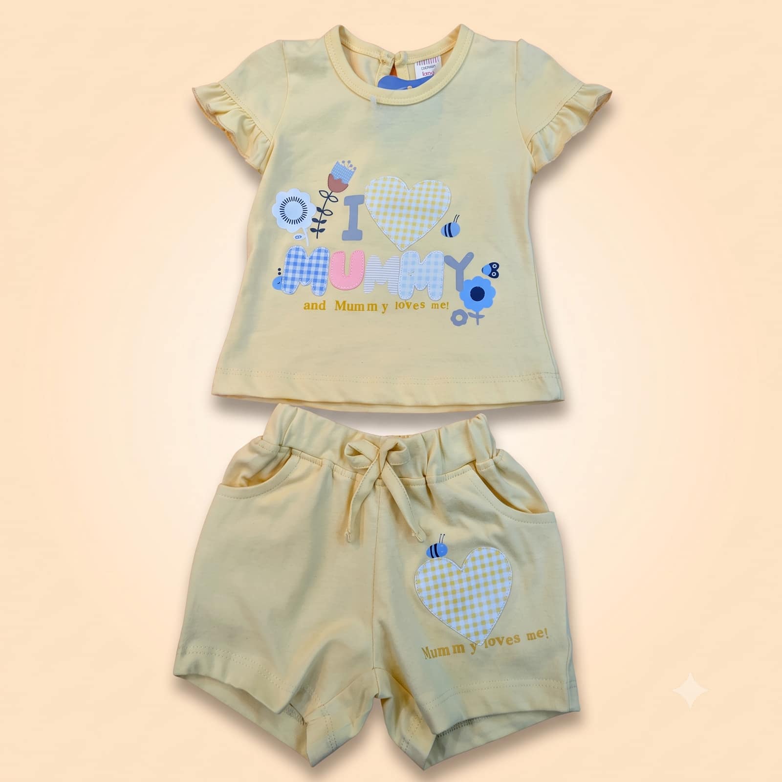 Premium Baby Girls Upper & Lower Set (0-3 Months)